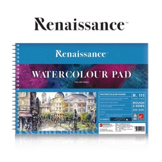 Renaissance เรนาซองซ์ สมุดวาดเขียน ร้อยปอนด์ แทรเวล แพด R111 ชนิดผิวหยาบ