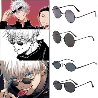 ภาพหน้าปกสินค้าGojo Satoru Cosplay Glasses Eyewear Jujutsu Kaisen Black Glasses Costume Accessories Anime Props ที่เกี่ยวข้อง