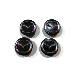 ฝาล้อแม็กเดิมสีดำแท้ ฝาดุมล้อ Mazda 2-3 สีดำ ขนาด 52 MM จำนวน 4 ฝา**สิ้นค้าคุณภาพบริการประทับใจ**