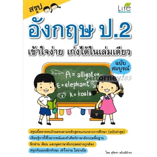 สรุปอังกฤษ ป.2 เข้าใจง่าย เก่งได้ในเล่มเดียว ฉบับสมบูรณ์