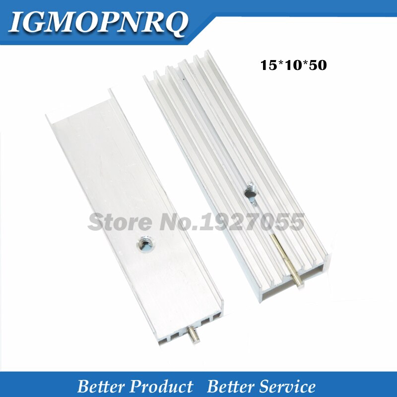 10pcs white Aluminum Heatsink Radiator 15*10*16/20/22/25/30/40/50mm ...