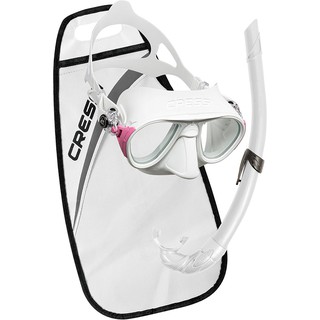 CRESSI UNISEX CALIBRO AND CORSICA SNORKELING SET - ONE SIZE ชุดหน้ากากดำน้ำพร้อมท่อหายใจ สำหรับน้ำตื้น/น้ำลึก