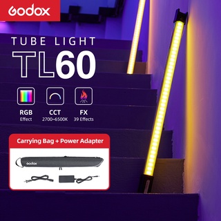 Godox TL60 Pavo หลอดไฟ RGB ไฟถ่ายภาพ แบบมือถือ พร้อมแอป รีโมตคอนโทรล สําหรับภาพถ่าย วิดีโอ ภาพยนตร์ Vlog