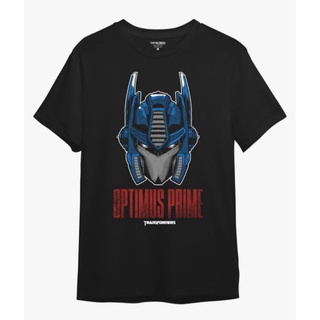 เสือยืดผู้ชาย ลายน่ารัก  เสื้อยืด พิมพ์ลายอนิเมะ Transformers Optimus Prime พรีเมี่ยม สําหรับผู้ชาย