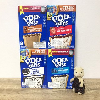 Pop-Tarts ป๊อปทาร์ต Kelloggs Poptart นำเข้า พร้อมส่ง มีให้เลือก 4รสชาติ ขนมอบกรอบ ExpSep-Dec 2022