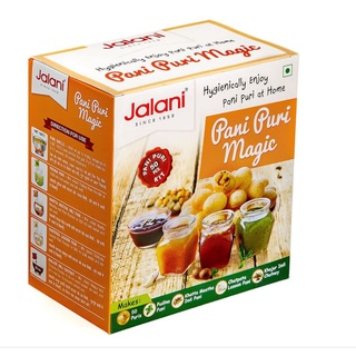 Jalani Pani Puri Magic 270g Box  แผ่นแป้งสําหรับทอด ขนมอินเดีย 270 กรัม
