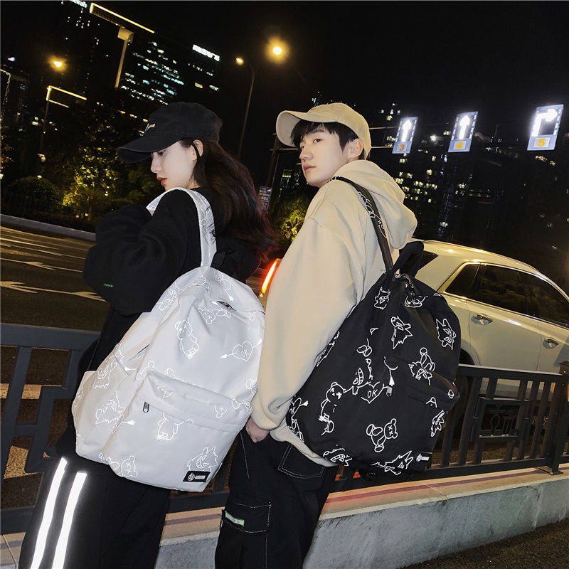 bi-shoulder-bag-reflector-college-นักเรียนง่ายๆ