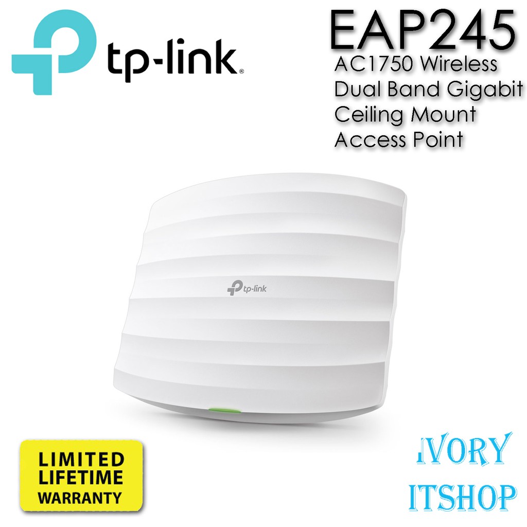 EAP245, AC1750 Wireless Dual Band Gigabit Ceiling Mount Access Point