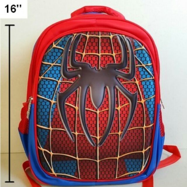 เป้-สไปเดอร์แมน-spiderman-ตัว-สไปเดอร์แมน-spiderman-ด้านหน้านูนขึ้นมาค่ะ-ค่ะ-ขนาด-12x16x5นิ้ว