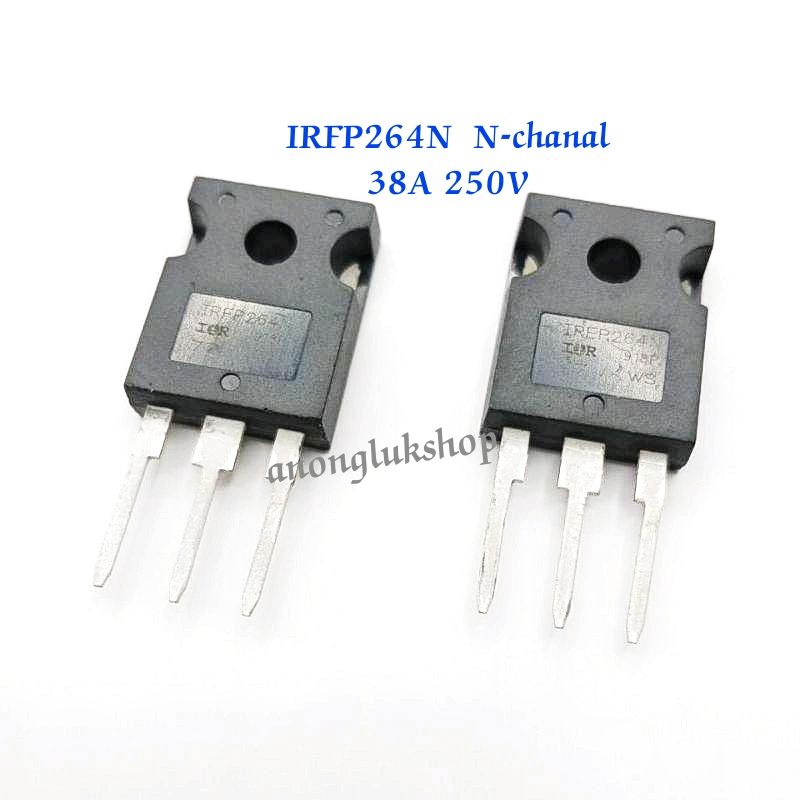 IRFP264N Power MOSFET N-chanal TO-3P พาวเวอร์ มอสเฟต 3 ขา 38A 250V 1ตัว ...