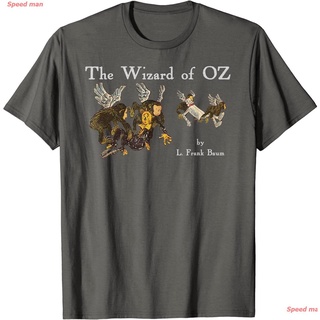 【100% cotton】น่ารัก ผู้ชาย เสื้อยืด Oz Flying Monkeys Wizard Of OZ Shirt-Scarecrow &amp; Tin Man T-Shirt เสื้อคู่ ยุโรปและอเ
