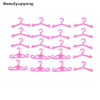 [Beautyupyang] ไม้แขวนเสื้อ สีชมพู อุปกรณ์เสริม สําหรับตุ๊กตาบาร์บี้ 20 ชิ้น ต่อล็อต