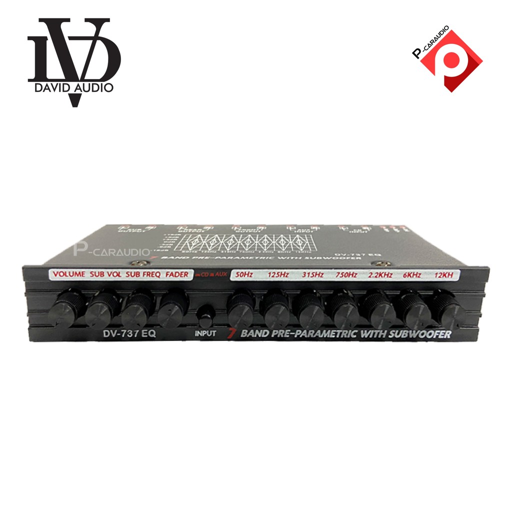 ปรีแอมป์-7แบนด์-ปรี-แอม-คุณภาพดี-ปรีแอมป์ติดรถยนต์-david-audio-dv-737-eq