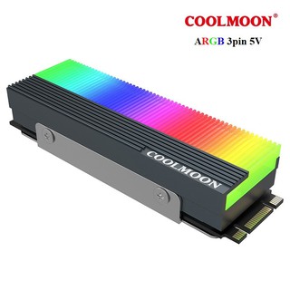 ภาพหน้าปกสินค้าHeatSink SSD M.2 2280 ARGB 3pin 5V Coolmoon CM-M2A ที่เกี่ยวข้อง