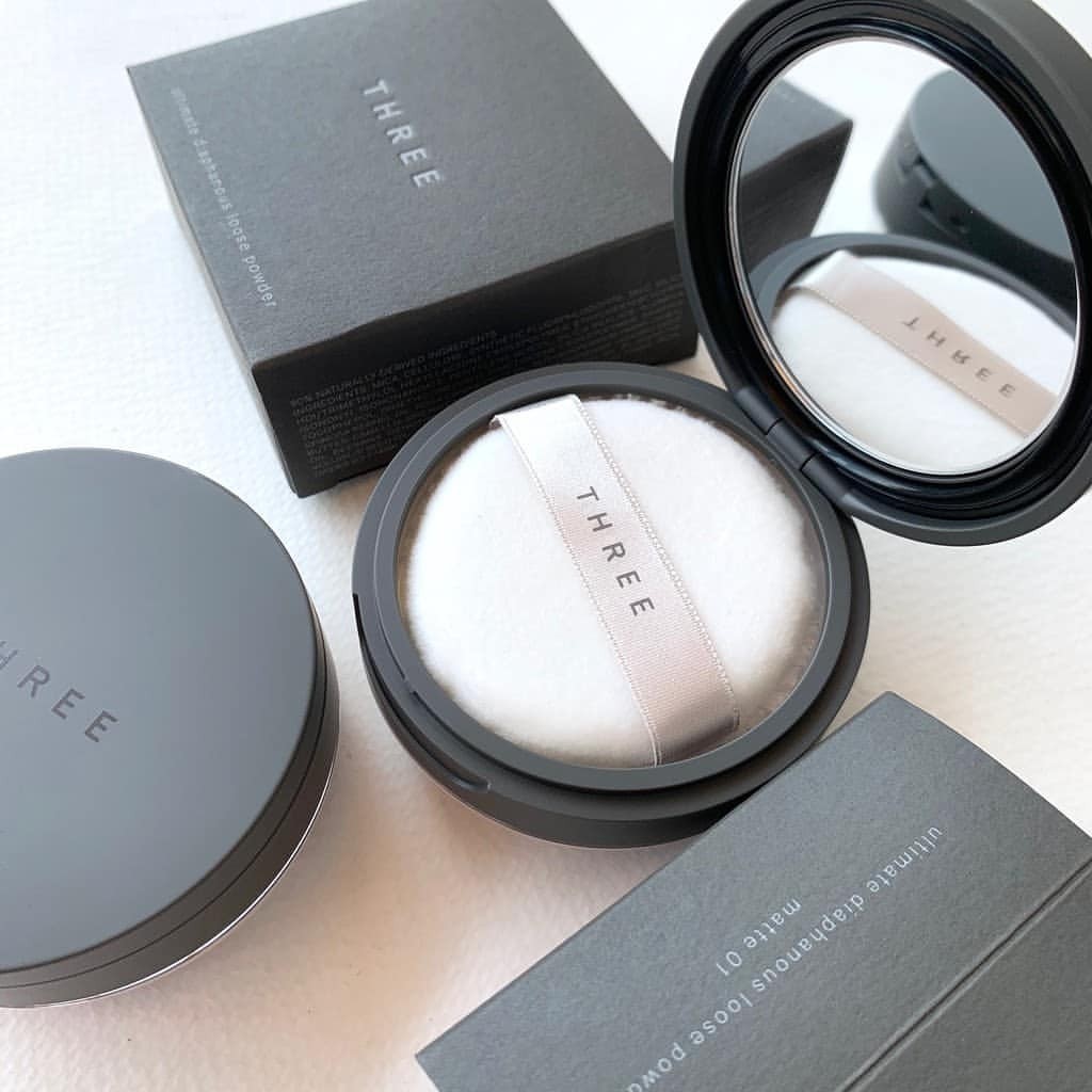แป้งฝุ่น Three Ultimate Diaphanous Loose Powder # Matte 01 ขนาด 7g ...