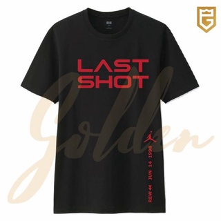 เสื้อยืดแขนสั้น พิมพ์ลาย Micheal Jordan Last Shot สําหรับผู้ชาย