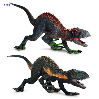 โมเดลฟิกเกอร์ไดโนเสาร์ Live Dinossauro Jurassiced Indominus Tyrannosaurus ของเล่นสําหรับเด็ก