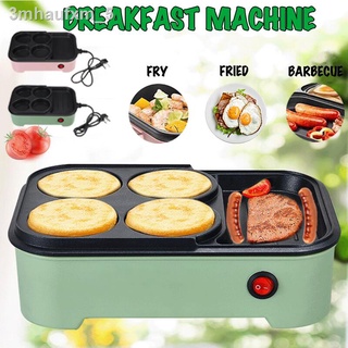 ❇◙♨700W Multi-functional Egg Frying Pan Non-stick Breakfast Cooker Steak Grill Pan Burger Eggs Ham Pancake Maker for BBQ