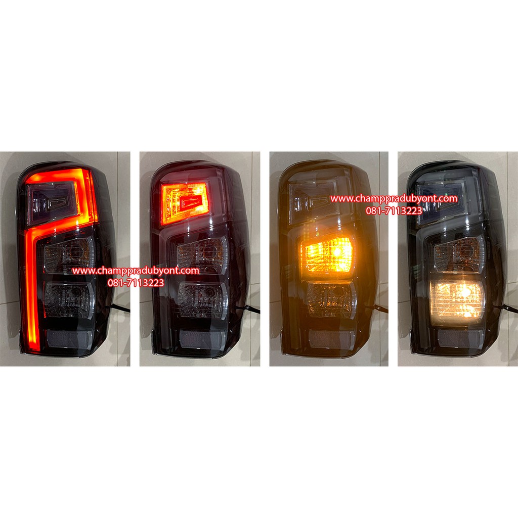 ไฟท้าย-ไฟท้ายแต่ง-led-mitsubishi-triton-ไทรทัน-2019-2020-2021-2022-สโมก-smoke-led