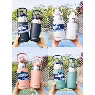 รุ่นใหม่💥(พร้อมส่ง)DODGEกระบอกน้ำเก็บความเย็น-ร้อนได้พร้อมหลอด