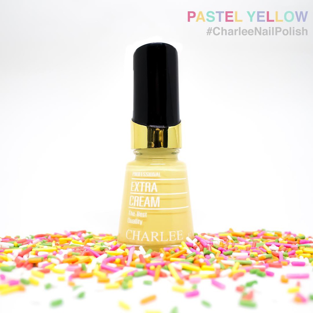charlee-nail-polish-ยาทาเล็บชาลี-15-ml-สีเหลืองพาสเทล