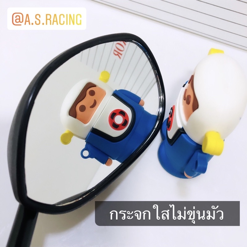 กระจกมองหลัง-click-airblade-คลิก-แอร์เบรด-ขาดำ-ทรงเดิมแบบแท้-ติดรถ-อย่างดี