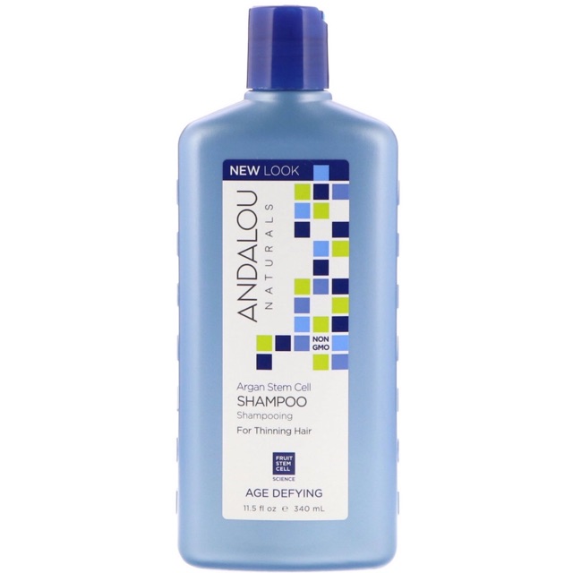 พร้อมส่ง-andalou-naturals-shampoo-age-defying-for-thinning-hair-argan-stem-cell-11-5-fl-oz-340-ml