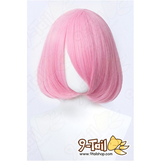 วิกคอสเพลย์-ผมสั้นทรงบ๊อบ-สีชมพูหวาน-35-cm