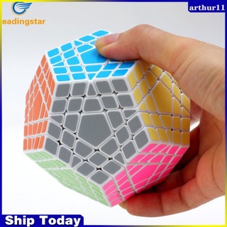 Arthur ลูกบาศก์ปริศนา Dodecahedron 5x5 Gigaminx Tube ห้าชั้น ของเล่นฝึกสมอง
