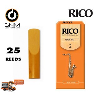 Rico ลิ้นเทนเนอร์ แซกโซโฟน รุ่น กล่องส้ม เบอร์ 2 (กล่องละ 25 อัน)