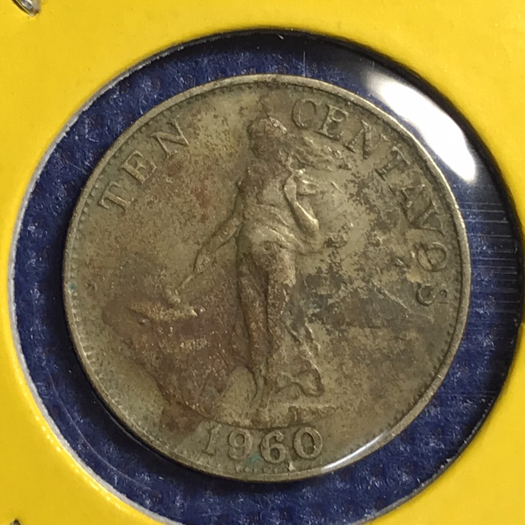 no-14469-ปี1960-ฟิลิปปินส์-10-centavos-เหรียญเก่า-เหรียญต่างประเทศ-เหรียญสะสม-เหรียญหายาก-ราคาถูก