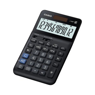 Casio Calculator เครื่องคิดเลข  คาสิโอ รุ่น  J-120F แบบตั้งโต๊ะ ขนาดกะทัดรัด 12 หลัก สีดำ
