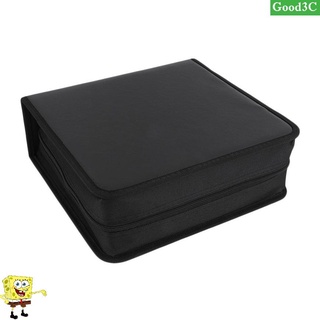 สินค้า [Good] High Grade PU Leather 400 Disc CD DVD Storage Holder Carry Case Bag Organizer