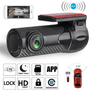 กล้องบันทึกวิดีโอ HD 360 องศา สําหรับติดรถยนต์°กล้องบันทึกวิดีโอ 1080P WIFI ขนาดเล็ก สําหรับติดรถยนต์