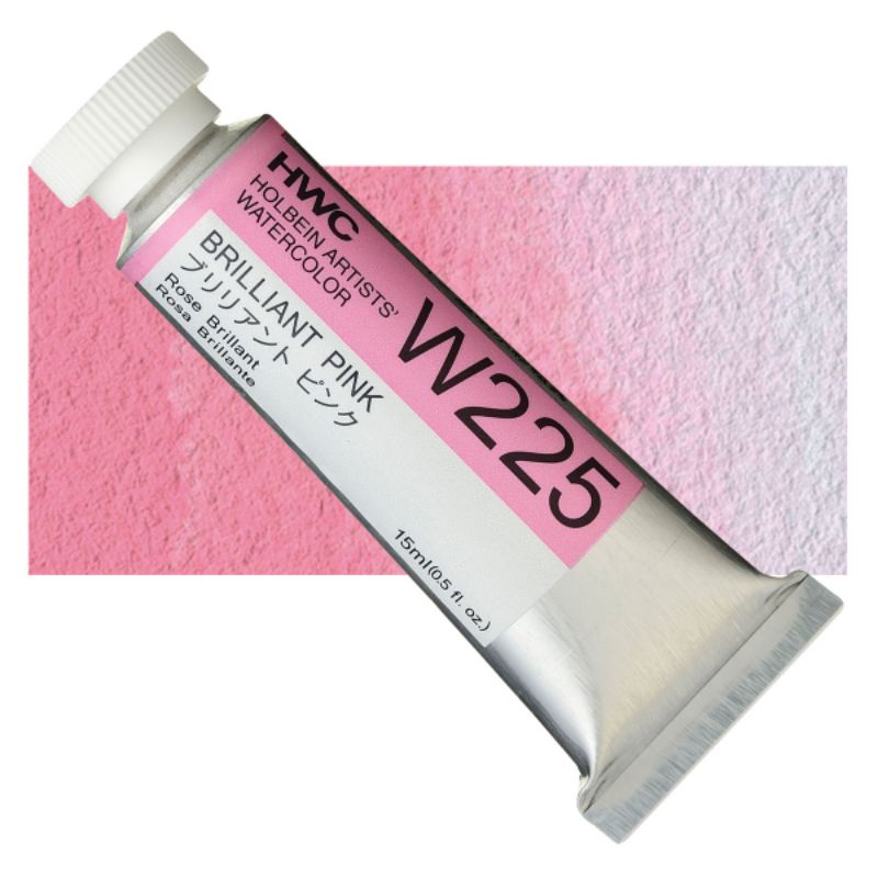 Brilliant pink 5/15ml (W025/W225) Series A สีน้ำ โฮลเบน (โฮลุเบน ...