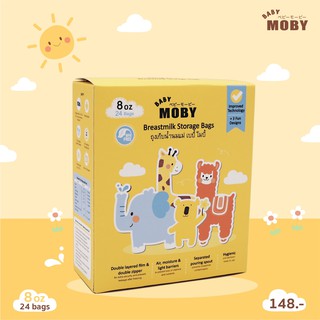 ภาพขนาดย่อของภาพหน้าปกสินค้าMoby- เบบี้ โมบี้ ถุงเก็บน้ำนม (มีให้เลือก 2 ขนาด) จากร้าน sabuyonline บน Shopee