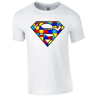 [100% Cotton] เสื้อยืด พิมพ์ลายโลโก้ Awareness Superman เหมาะกับวันคริสต์มาส แฟชั่นสําหรับผู้ชาย