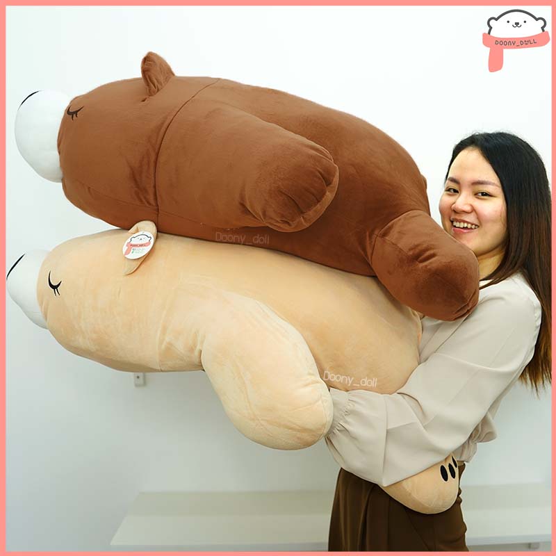 พร้อมส่ง-ตุ๊กตาหมีขี้เซา110cm-35นิ้ว-วิธีวัดดูในคลิปวีดีโอ