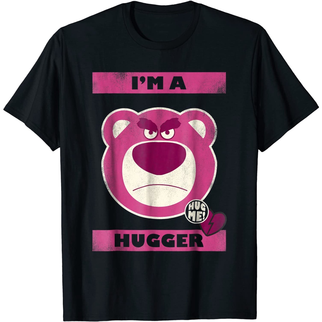 bear-ฤดูร้อนmen-bear-disney-toy-story-hugger-lotso-bear-graphic-t-shirt-เสื้อยืดแฟชั่นคอกลม-สบายๆ-ผ้าฝ้าย100