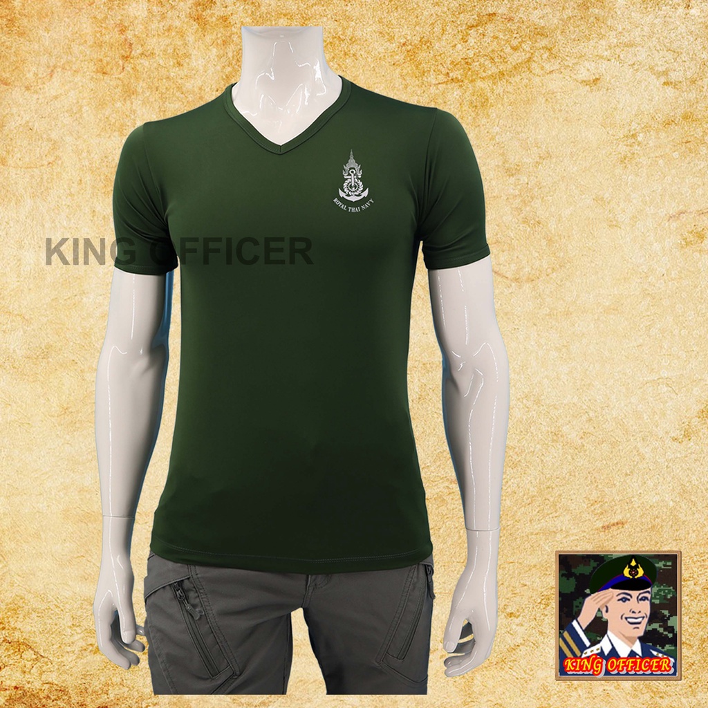 เสื้อซับในทหารเรือ-คอวี-เสื้อยืดทหาร-สกรีนโลโก้-กองทัพเรือ-royal-thai-navy-สีดำ-สีขาว-สีกรม-สีน้ำตาล-สีเขียวทหาร