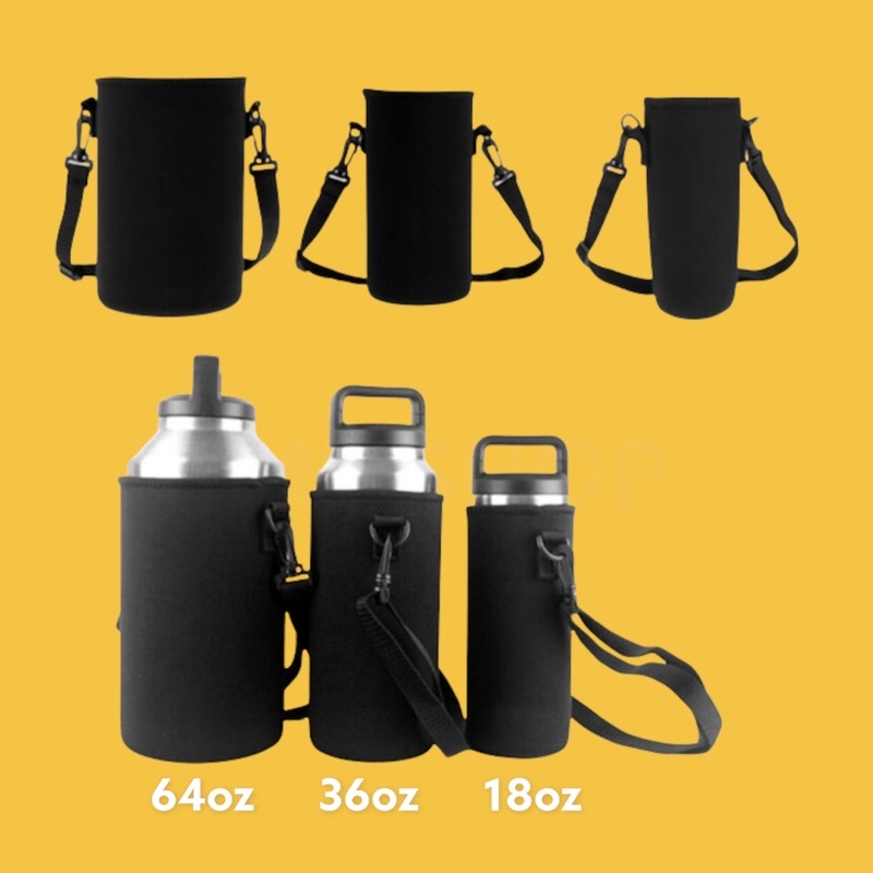 ถุงกระติก-ขนาด-64oz-36oz-18oz-พร้อมสายสะพาย-เนื้อผ้าหนา-อย่างดี