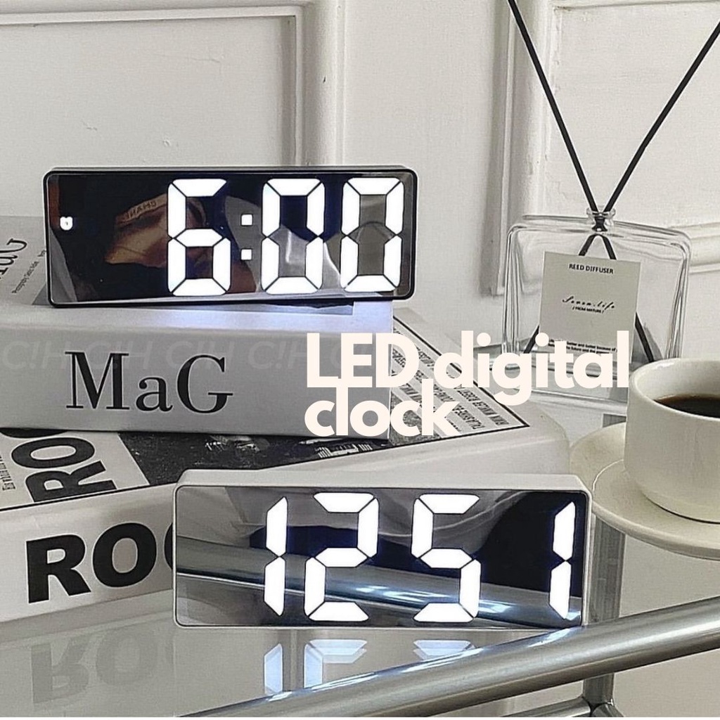 พร้อมส่ง-นาฬิกาตั้งโต๊ะ-led-digital-clock