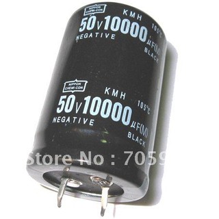 C Capacitor Electrolyte 10000uF 50V ตัวเก็บประจุ อิเล็กโทรไลต์ คาปาซิเตอร์