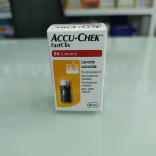 Accu-chek FastClix 24 Lancets เข็ม accucheck fastclix