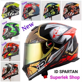 สินค้า หมวกกันน็อคเต็มใบ ID SPARTAN  ลายS1 ถึงลายS7ลบ