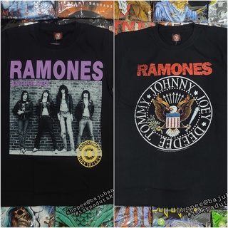 เสื้อยืด พิมพ์ลายวงร็อค Ramones Baju สไตล์วินเทจ | ร็อคร้อน | Rock band lelaki ผ้าฝ้าย 100% ขนาดใหญ่ สีดํา พลัสไซซ์ ของข