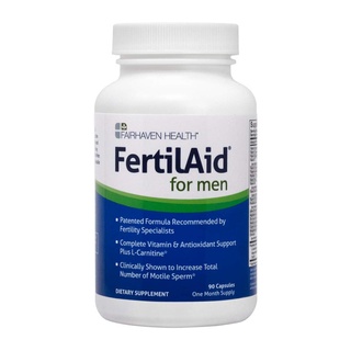 ภาพหน้าปกสินค้าของแท้!!FertilAid for Men: Male Fertility Supplement for Sperm Count, Motility, and Morphology ที่เกี่ยวข้อง