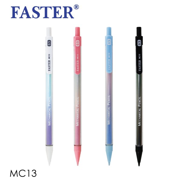 ราคาและรีวิวดินสอกด FASTER ขนาด 0.5 มม. รุ่น MC13