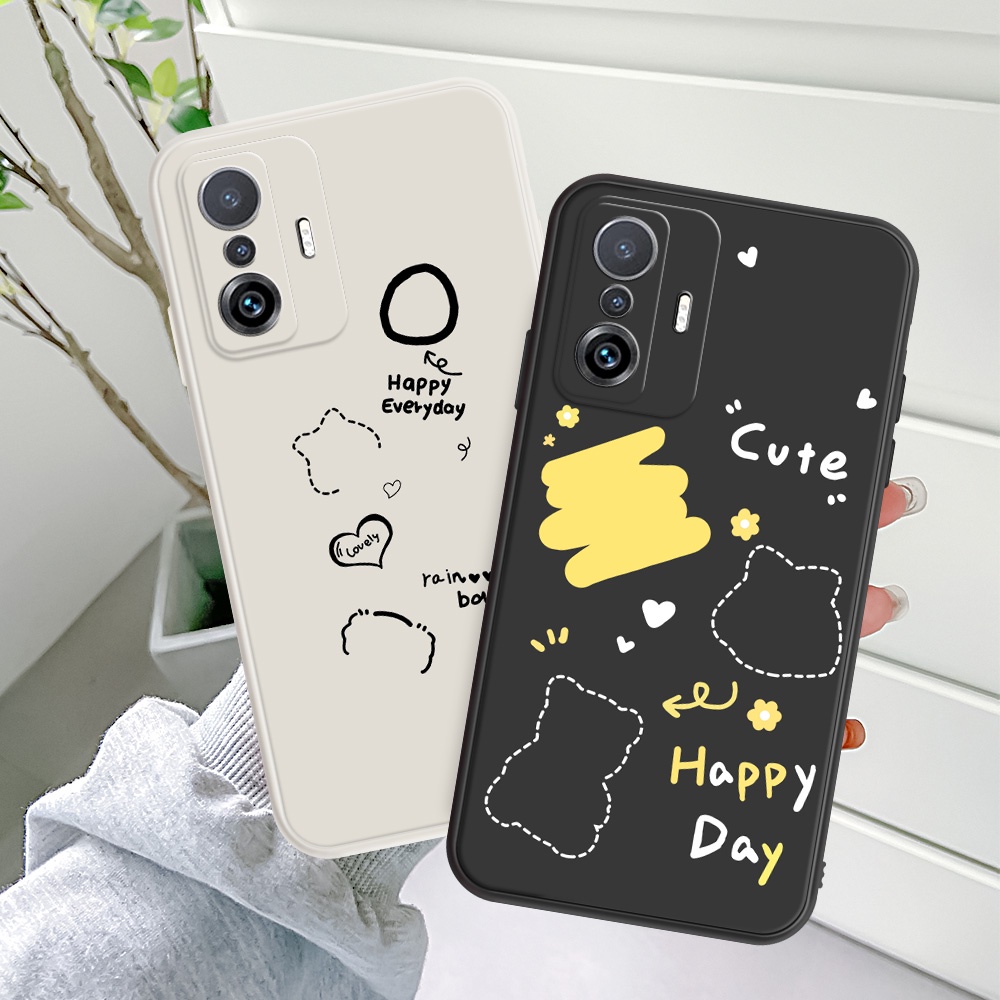 เคสโทรศัพท์มือถือ-ซิลิโคนนิ่ม-ขอบตรง-ลายหมีน่ารัก-เรียบง่าย-สําหรับ-tecno-spark-6-go-spark-6-air-7-pro-tecno-camon-17-pro-17p