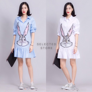 Bunny Shirt Dress